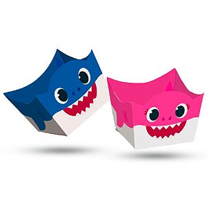 24 Forminhas Baby Shark decoração festa aniversário AZ RO