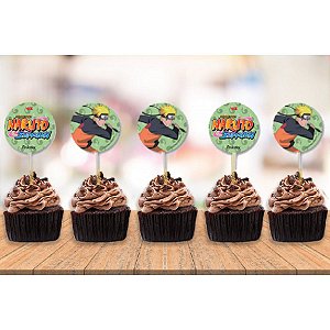 8 Topper Para tag doces Naruto