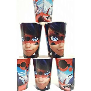 12 Lembrancinha Ladybug Copos Aniversário decoração festa