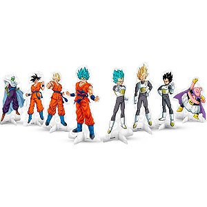 8 Decoração Display de Mesa Dragon ball Festa aniversário