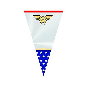 50 Cones Decoração festa Mulher Maravilha lembrancinhas