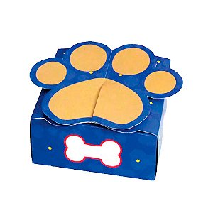 6 Caixas Lembrancinhas supresa Patrulha Pet azul 11x5cm G