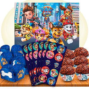 Kit Festa Completo 181 itns Decoração Patrulha canina herois