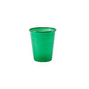 50 Copos descartáveis Verde 200ml decoração para festa