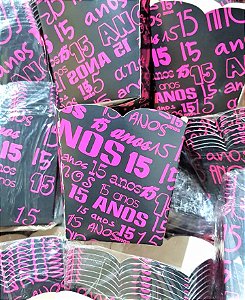 8 Cachepot Decoração festa 15 ANOS completa