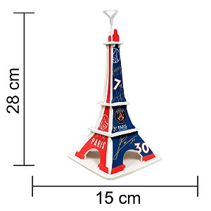 Decoração PSG Centro de mesa GIGANTE em EVA 28x15cm