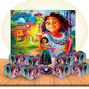 Kit festa 52 itns Decoração Encanto Disney festa aniversário