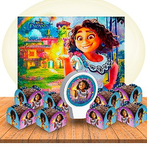 Kit festa 52 itns Decoração Encanto Disney festa aniversário