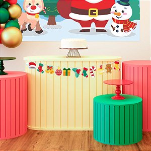 Faixa Bandeirola Decoração Natal completa Mais linda