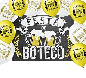 Kit Festa Completo 51 pçs Decoração Boteco masi cor