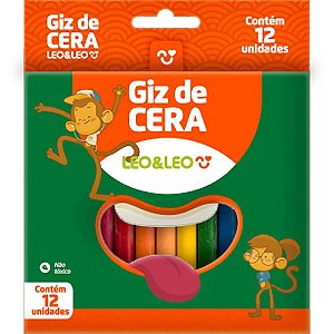 GIZ DE CERA 12 CORES 8X88MM PCT/12 UND