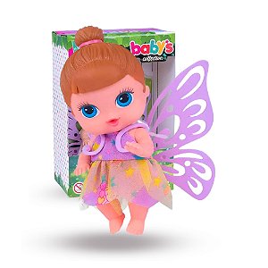 Boneca fada babys collection fadinha Morena Fofinha cheirosa