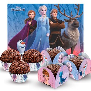 Kit festa completo 151 pçs Decoração Frozen aniversário