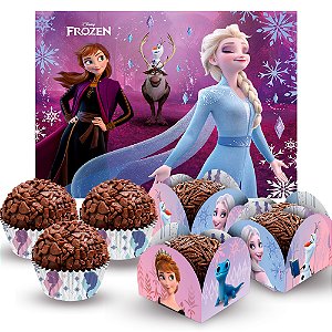 Kit Decoração completa Festa Frozen 151 pçs Aniversário