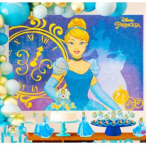 Painel Tnt Gigante Festa Cinderela  Decoração 1,40m