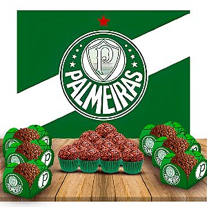 Kit festa completo 141pçs decoração Palmeiras aniversário