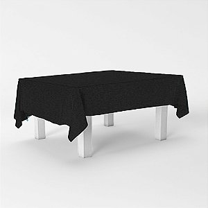 Toalha de mesa GRANDE 2x1m TNT Preto decoração festa