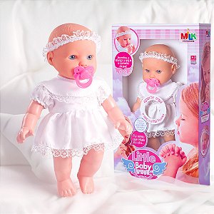 Boneca Little Baby Minha Primeira Oração aprender e brincar
