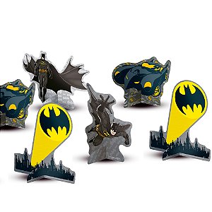 8 Display mesa Decoração BATMAN festa Aniversário completa