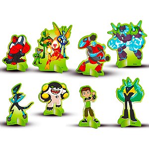 8 Display mesa Decoração BEN 10 festa Aniversário completa