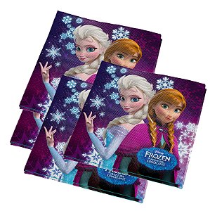 32 Guardanapos papel FROZEN festa aniversário mais cor