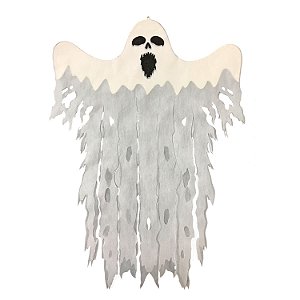 Enfeite Pend Tnt Decoração Halloween Horripilante - Fantasma