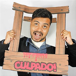 Painel P/ Fotos Decoração Halloween Horripilante -Guilhotina