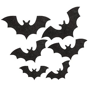 Kit Paineis Decoração Halloween Morcegos Festa em EVA 18cm