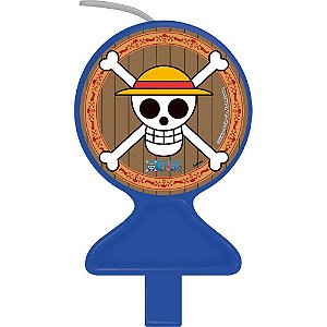 Vela PLANA ONE PIECE Decoração festa