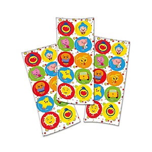 30 Adesivos UM HEROI DO CORACAO redondo decoração festa aniversário