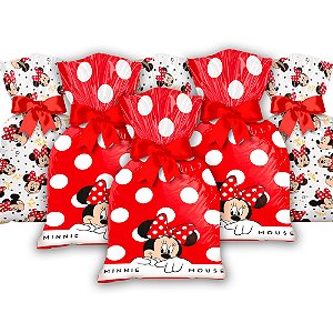 8 Sacolas surpresa Lembrancinhas MINNIE MOUSE decoração