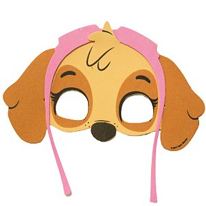 Mascara Festa Patrulha Canina Skye Mais resistencia 22cm