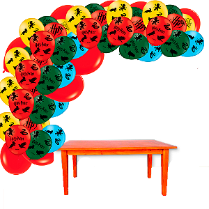 Kit Festa Harry Potter Ani Arco Descontruído 75 Balão + fita