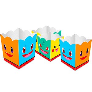 Cachepot POCKET MONSTERS Decoração Pokemon Festa 8un