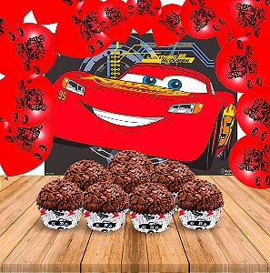 Kit Festa Carros Disney decoração aniversário 126 pçs