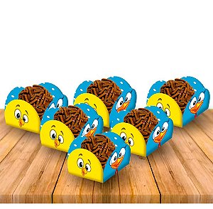 40 Forminhas para doces Decoração Galinha Pintadinha Festa