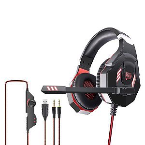 Fone Headset Ganer Flash DmGo Com Led Mais qualidade no SOM