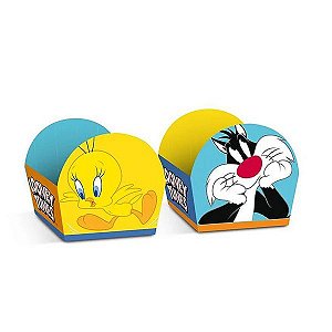 24 Forminhas para doces Piu Piu e Frajola Festa Completo