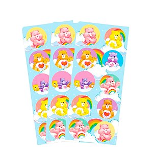 30 Adesivos Redondo Decoração URSINHOS CARINHOSOS festa