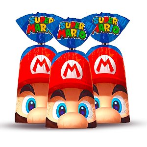 8 Sacolas Lembrancinhas Surpresa Decoração Super Mario Festa