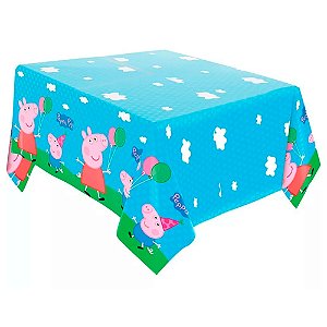 Toalha de Mesa 2,20m Decoração Peppa Pig Festa Mais divertid