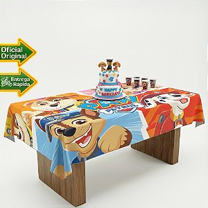 Toalha de Mesa TNT Decoração Patrulha Canina festa 1,40x1m