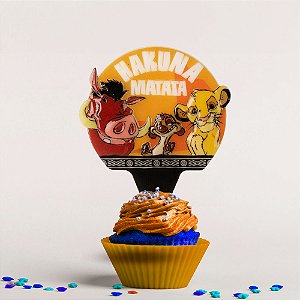 Vela decorada festa Rei Leão decoração Hakuna Matata anivers