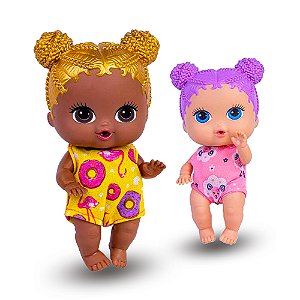 Boneca Babys Collection Mini Summer fofinhas e cheirosas