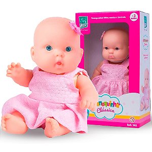 Boneca Nenequinha com Vestido fofinhas e cheirosas