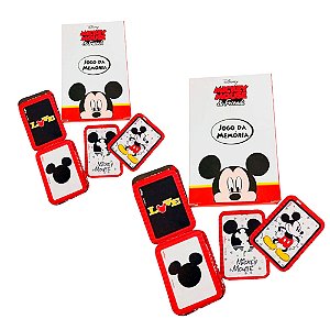 8 Un Jogo da Memoria Decoração Mickey Festa Aniversário