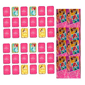 8 un Jogo da Memoria Lembrancinha Decoração Princesas Festa