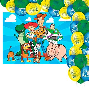 Kit Festa Toy Story Decoração Aniversário 26 pçs Completo