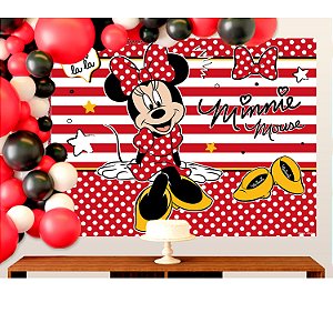 Painel Gigante Decoração Minnie festa aniversário 1m