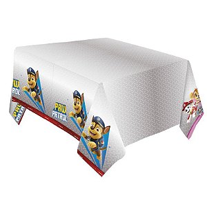 Toalha de Mesa 120x220cm Decoração Patrulha Canina Festa